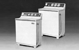 Goldstar Co., Ltd. develops and produces the first Korean washing machine.